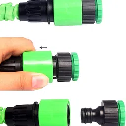 my baby love a perfect care Expandable Garden Hose Flexible Water Pipe, Lightweight Magic Hose 18ft Durable Kink-Free Design Easy Storage with Spray Gun for Car Wash Pack of 1 Hose Pipe image 5