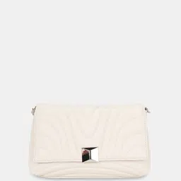 Forever Glam by Pantaloons Quilted Structured PU Sling Bag image 2