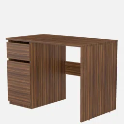 durian Pure Alston Writing Table in Matte Walnut Brown Finish image 3