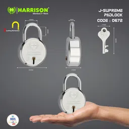 harrison Steel Chrome, Glossy Smart Lock image 4