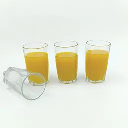 crockware (Pack of 6) Classic Crystal Clear_New Glass Set Water/Juice Glass image 4