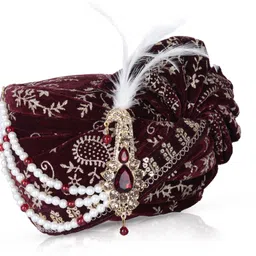 Acquire Trend Embroidered Pagri image 2