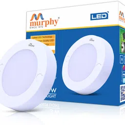 murphy 3W Strikon Round LED Surface Cabinet Down Light (Pack of 2, Warm White) Ceiling Light Ceiling Lamp image 2