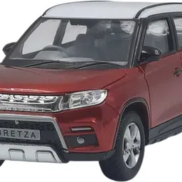 shree jee MARUTI BREZZA SUV CAR TOY (MULTICOLOUR) WITH PULL BACK ACTION TOY image 2