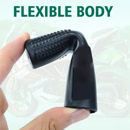 carfrill Universal Motorcycle Gear Shift Shoe Protector – Rubber Shifter Cover Gear Shift Collar image 5