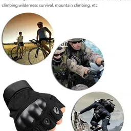 zaysoo Half finger Knuckle Riding Gloves image 3