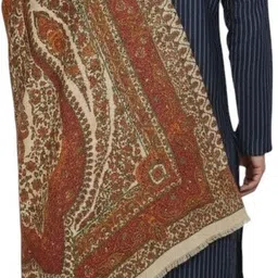 Sprha Wool Printed Men Shawl image 4