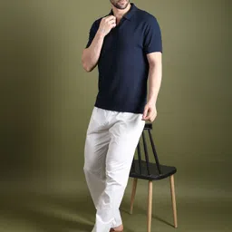 dastekarigar White Cotton Pyjama for Men Men Pyjama image 4