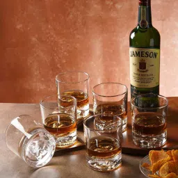 the artment WildSpirit Crystal Whiskey Glasses (295 ML) Set of 6 image 4