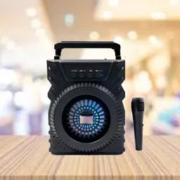 YAARISTYLE Bluetooth Speaker with Karaoke Mic, 6Hrs Playtime Support SD Card/Aux/USB Z153 5 W Bluetooth Party Speaker-image-48