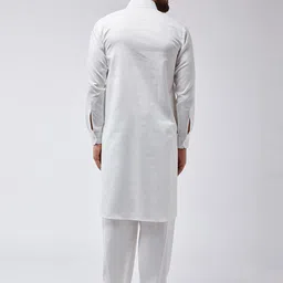 pintrest Men Cotton Blend Kurta Set image 4