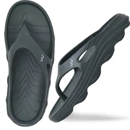 doubleu Men Riva Thong Dark Olive Green Men Flip Flops image 2