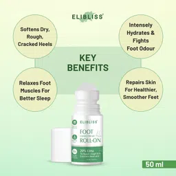 elibliss Roll On Foot Cream for Cracked Heels, Rough Skin Repair and Heel Softening image 3