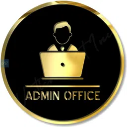 anistuffs Acrylic ADMIN OFFICE Door Sign Emergency Sign-picture-47