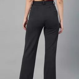 kronmenien Women Regular Fit Multicolor Lycra Blend Trousers image 2