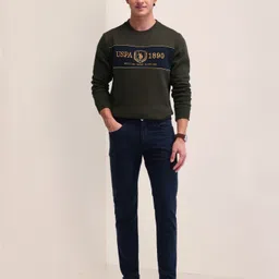 u.s. polo assn. Men Full Sleeve Graphic Print Sweatshirt image 4