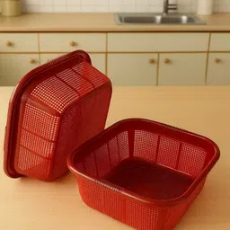prises retnej jr Plastic Storage Basket image 2