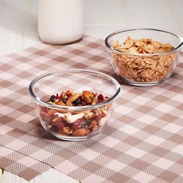 mdnsho Glass Mixing Bowl Borosilicate Glass Microwave Oven safe All-Purpose Mixing Bowl,500 ML image 4