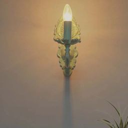 fos lighting Pyramind Aluminium Candle Wall Light (Green)-picture-45