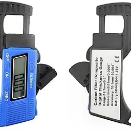 goodsbazaar 2pc Combo Plastic Body Digital Vernier Caliper Thickness Micrometer Screw Gauge Height Gauge image 5