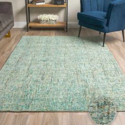 Multicolored Abstract Wool 6 x 9 Feet Hand Tufted Carpet by Kaleen India-picture-38