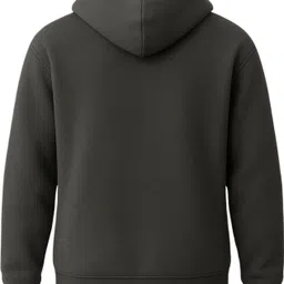 amrayswe store Men Solid Hooded Neck Grey Sweater image 2