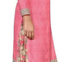 thira Unstitched Crepe Salwar Suit Material Printed image 3