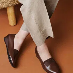 Formal Office Platform Heel Wedges Slip On Casuals For Women-image-23