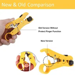 storescent Rotary Stripping Tool for Coaxial Cable Wire Cutter, Rg-59, Rg-6, Rg-7 & Rg-11 Coax Stripper Rg-59, Rg-6, Rg-7 & Rg-11 Coax Stripper Manual Crimper image 3