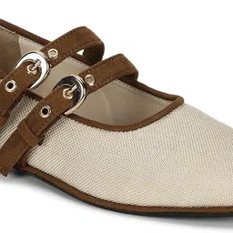 marc loire Women’s Embellished Casual Flat Ballerina Shoes with Comfortable Sole Bellies For Women image 4