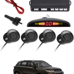 zplus Universal 4 Black Reverse Parking Sensor With LED Display For Cars-283 Safety of Passengers/Car One Alarm Kit-1853 Parking Sensor-picture-12