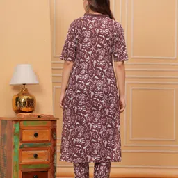 lamba creations Women Pure Cotton Kurti Pant Dupatta Set image 2