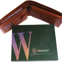 wrangler Men Beige Genuine Leather Wallet - Regular Size image 4