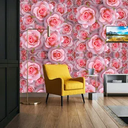 hd print house Floral & Botanical Multicolor Wallpaper image 3