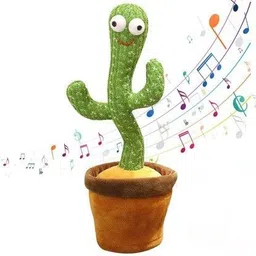 f a s t f r i e n d s High Quality Dancing Cactus Toy Talking Cactus Toy Singing + Recording + Danc image 1
