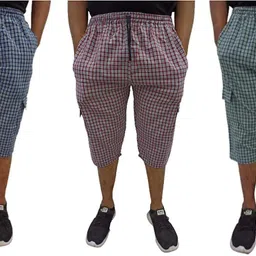 Checkered Men Three Fourths-image-3