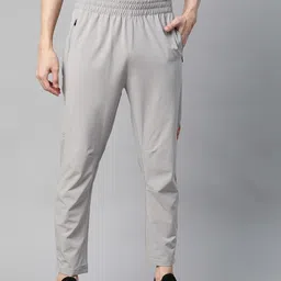 hrx by hrithik roshan Men Solid Grey Track Pants-picture-15