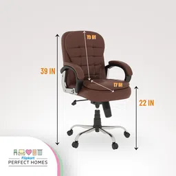 flipkart perfect homes Leatherette Office Executive Chair image 3