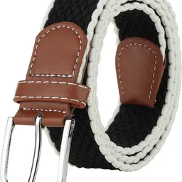 mast & harbour Women Casual, Formal, Evening, Party Black Nylon Belt-picture-19