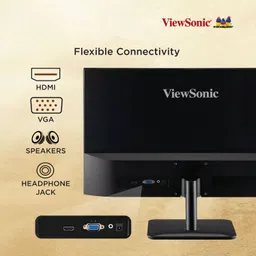 ViewSonic 68.58 cm (27 Inch) Full HD LED Backlit IPS Panel with 2X2W Inbuilt Speakers, HDMI, VGA, Wall Mount, View Mode, Eye-Care, Flicker Free, sRGB 105%, Bezel Less Monitor (VA2732-MH) image 5