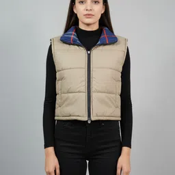 absorbing Women Solid Puffer Jacket-picture-37