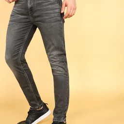 killer Men Skinny Mid Rise Grey Jeans image 3