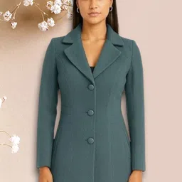 pepzo Women Solid Double Breasted Casual Blazer-picture-29