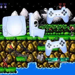 Elevea New Super 8 Bit TV Video Game Console 0.2 GB with Super Mario, Contra, Super Contra , Duck Hunt etc image 5