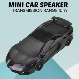 Clairbell F4 (PORTABLE BLUETOOTH SPEAKER) Crystal Clear Sound Support Aux/USB/TF CardPC86 5 W Bluetooth Laptop/Desktop Speaker image 1