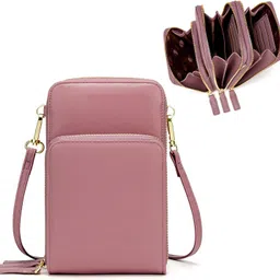 valerie Pink Women Sling Bag Small Crossbody Cell Phone Bag for Women Mini Over Shoulder Handbag Purse-picture-25