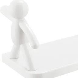 shreejee Self Adhesivecute Floating Shelves Wall Shelf for Home, Office & Kitchen X2.533 Plastic Wall Shelf image 4