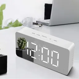 pinopa Digital White Clock image 1