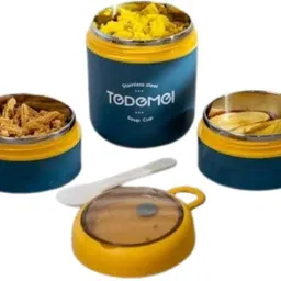 tedmei brunch 3 layer 3 Containers Lunch Box image 4