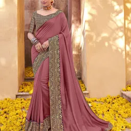 satrani Woven, Embellished, Self Design Bollywood Jacquard, Pure Silk Saree-picture-27